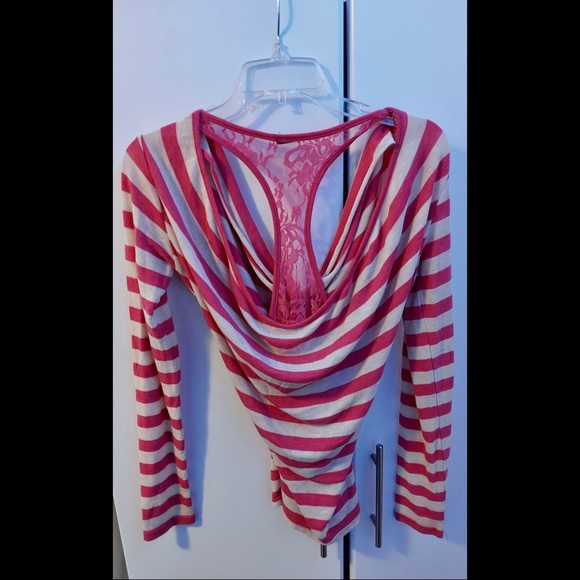 Poof Cowl Neck Y2K Top - Picture 2 of 6